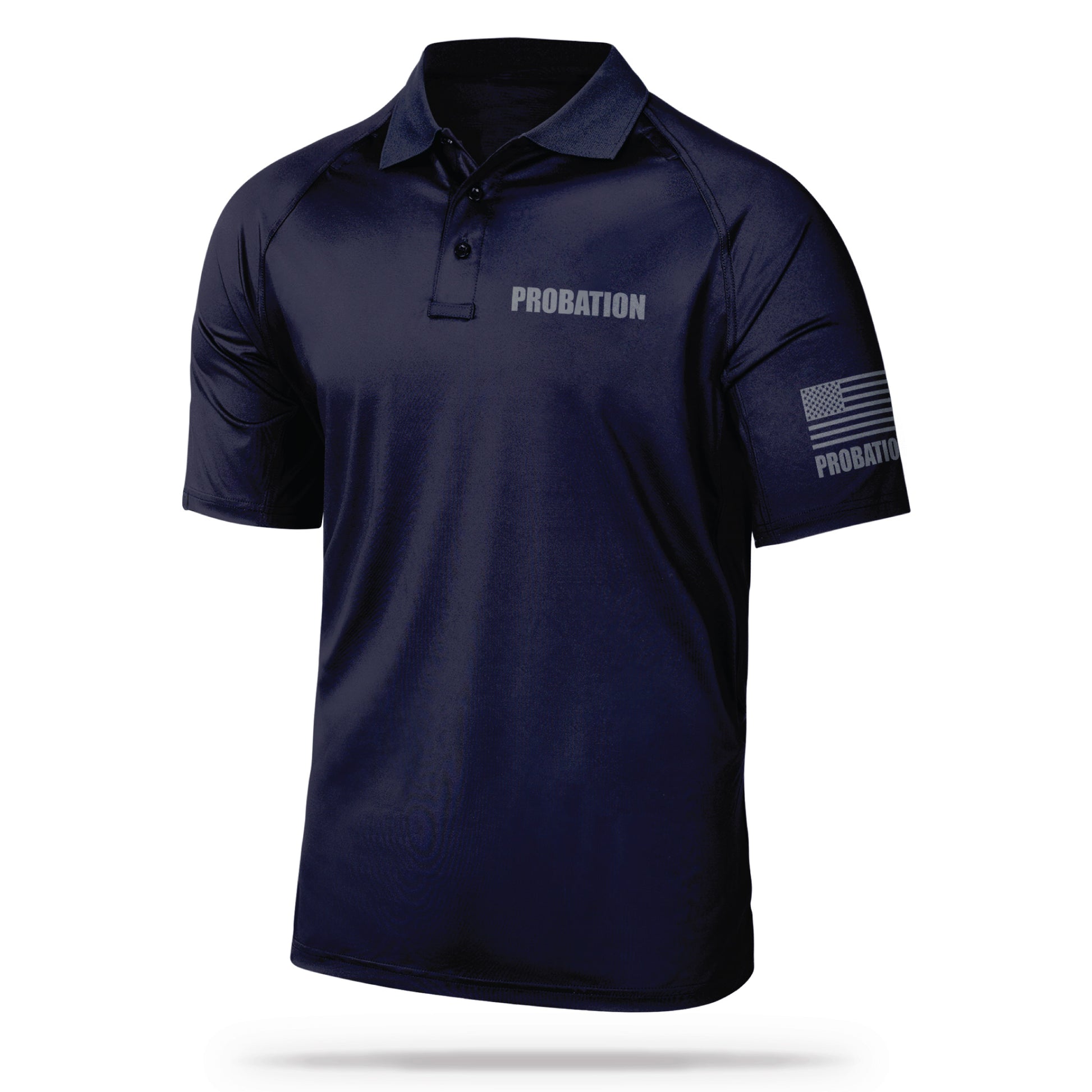 [PROBATION] Men's Performance Polo [NVY/GRY] 13 Fifty Apparel 