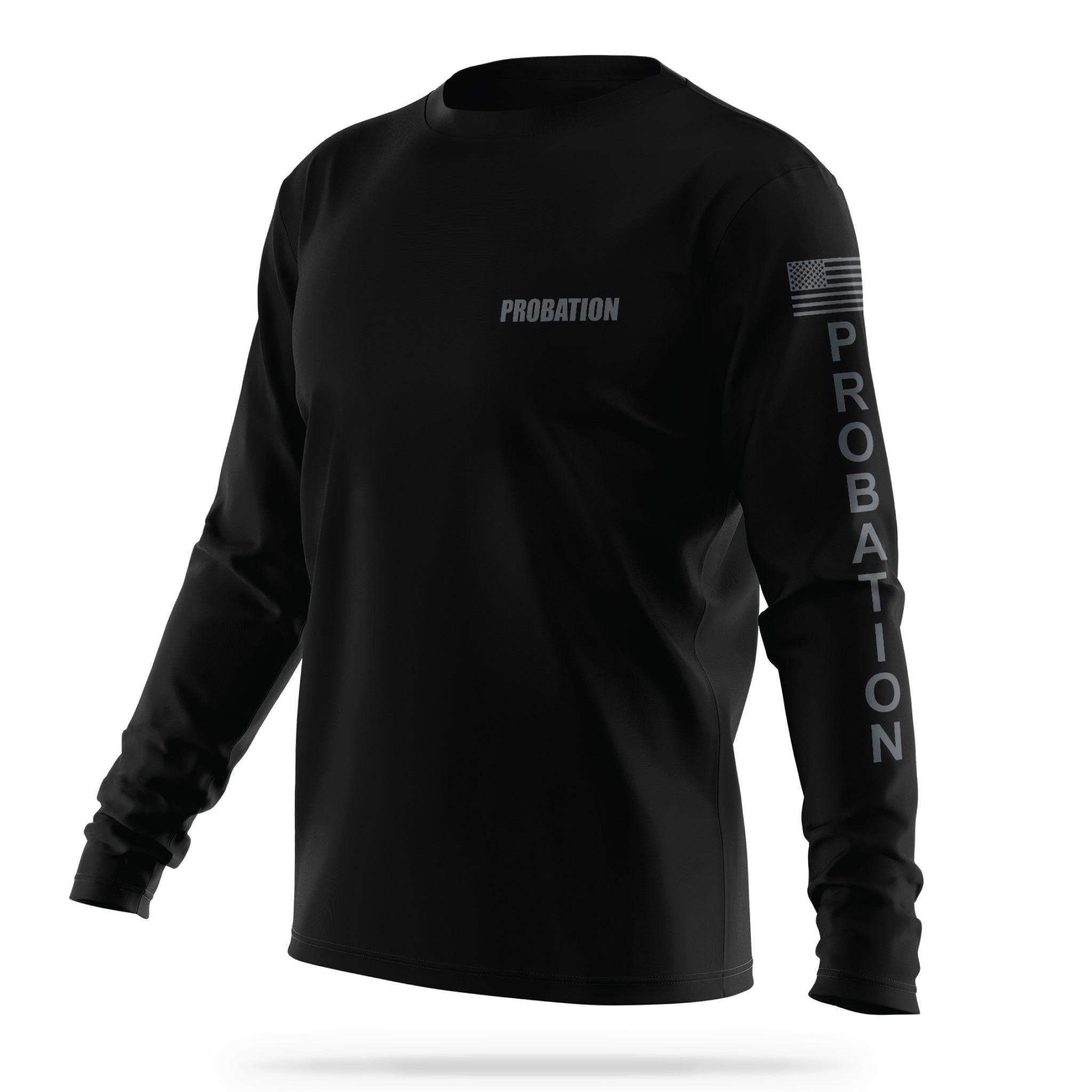 [PROBATION] Men's Utility Long Sleeve [BLK/GRY]-13 Fifty Apparel