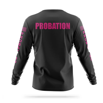 [PROBATION] Men's Utility Long Sleeve [BLK/PNK]-13 Fifty Apparel