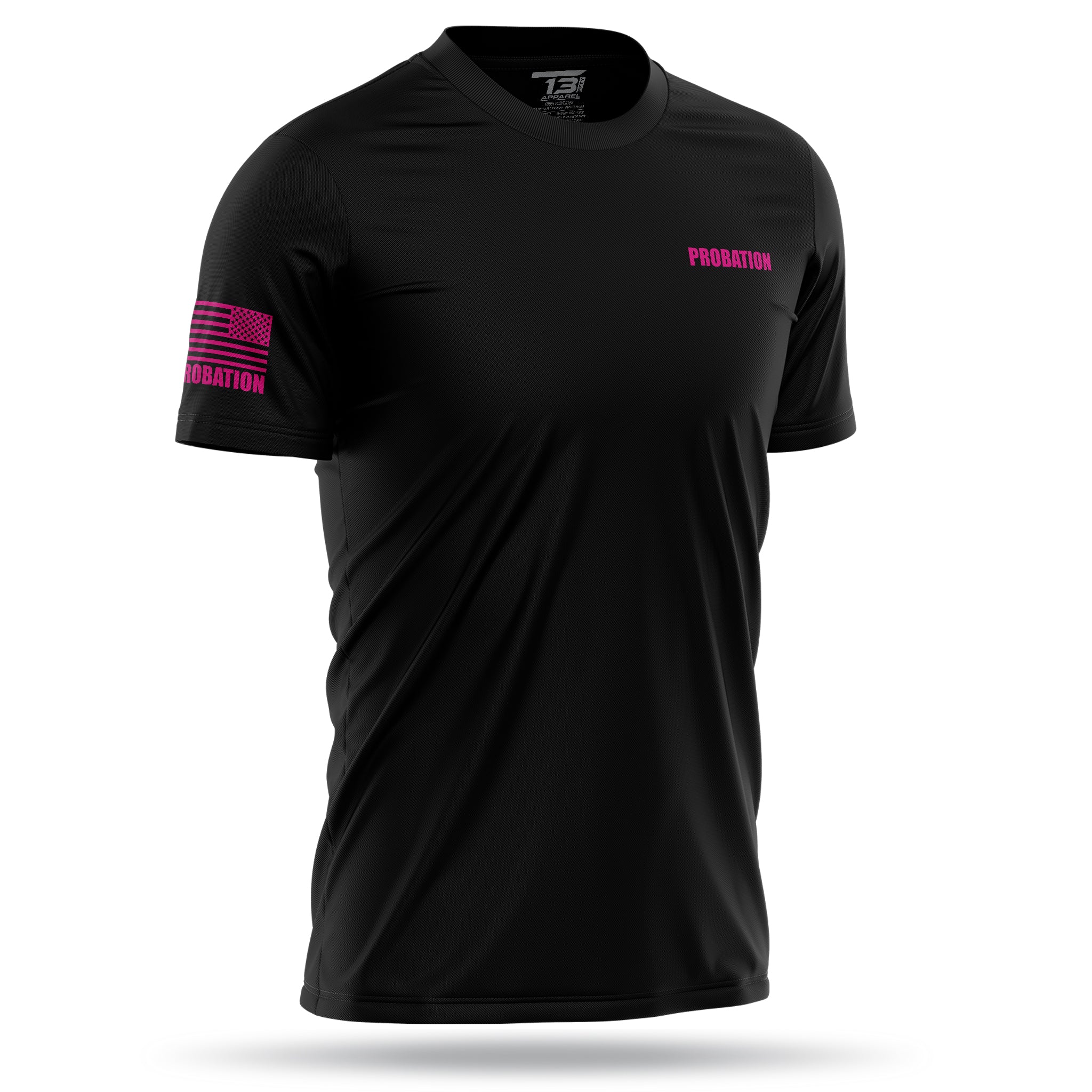 [PROBATION] Men's Utility Shirt [BLK/PNK]-13 Fifty Apparel