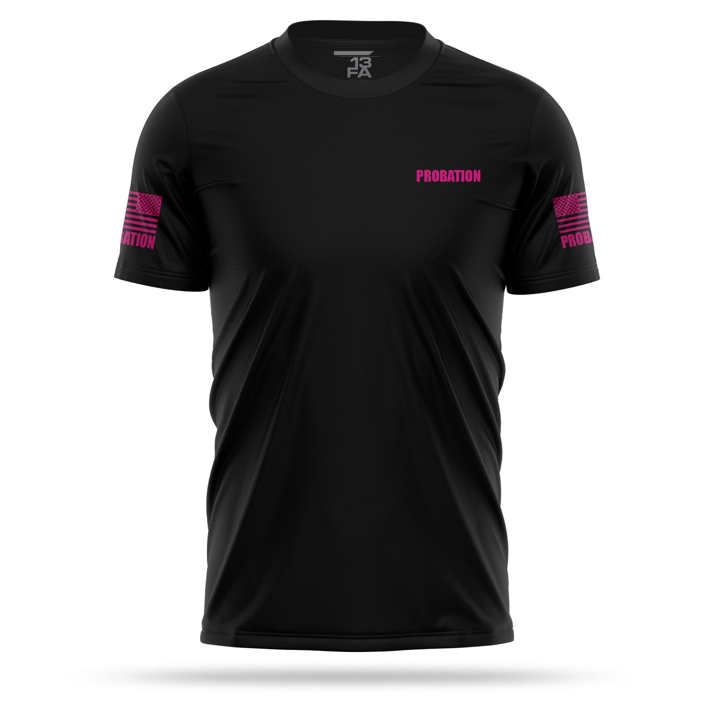 [PROBATION] Men's Utility Shirt [BLK/PNK]-13 Fifty Apparel
