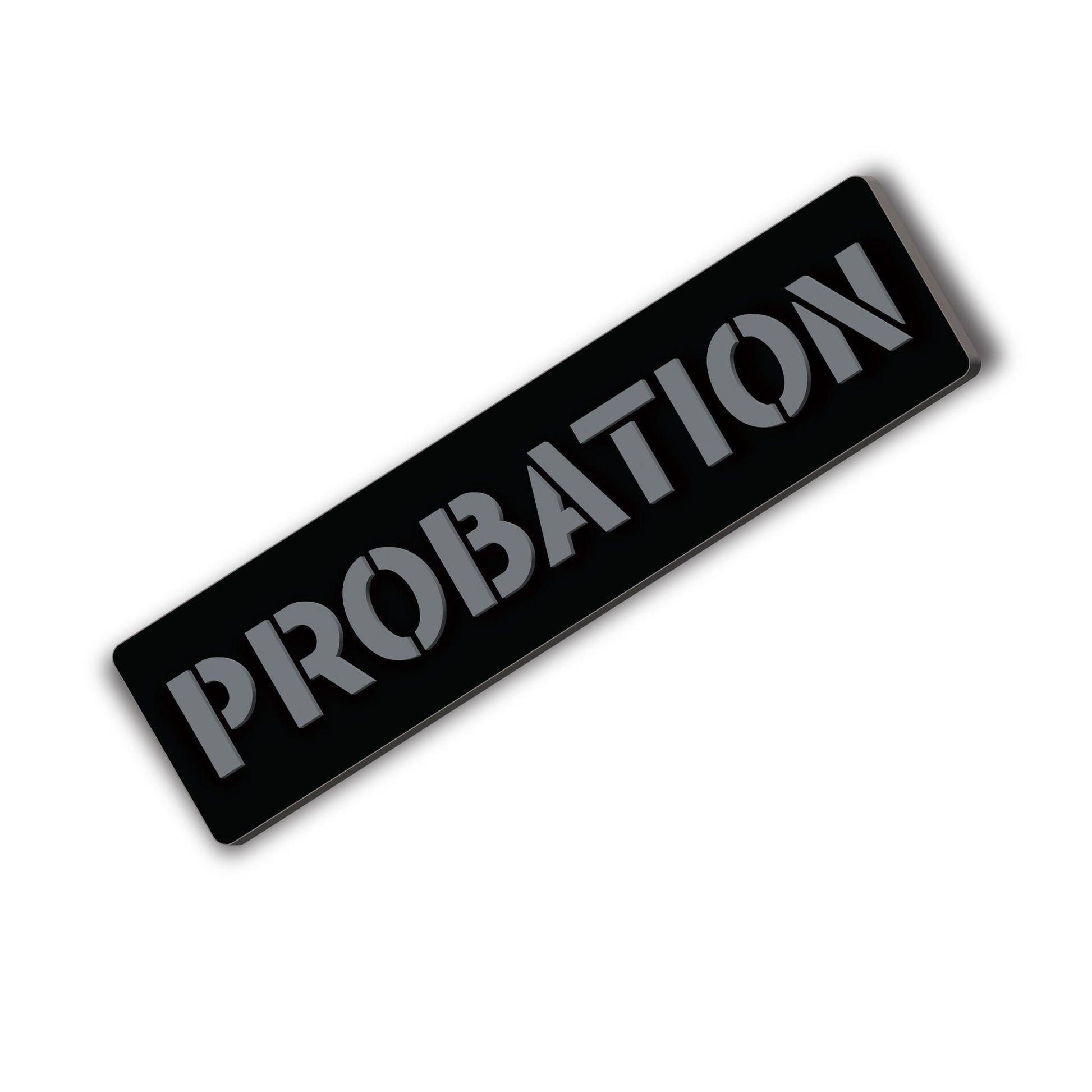 🎁 [PROBATION] Operator PVC Patch [BLK/GRY] (100% off)-13 Fifty Apparel