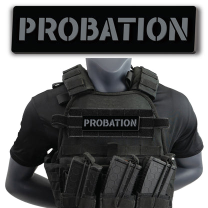 [PROBATION] Operator PVC Patch [BLK/GRY]-13 Fifty Apparel