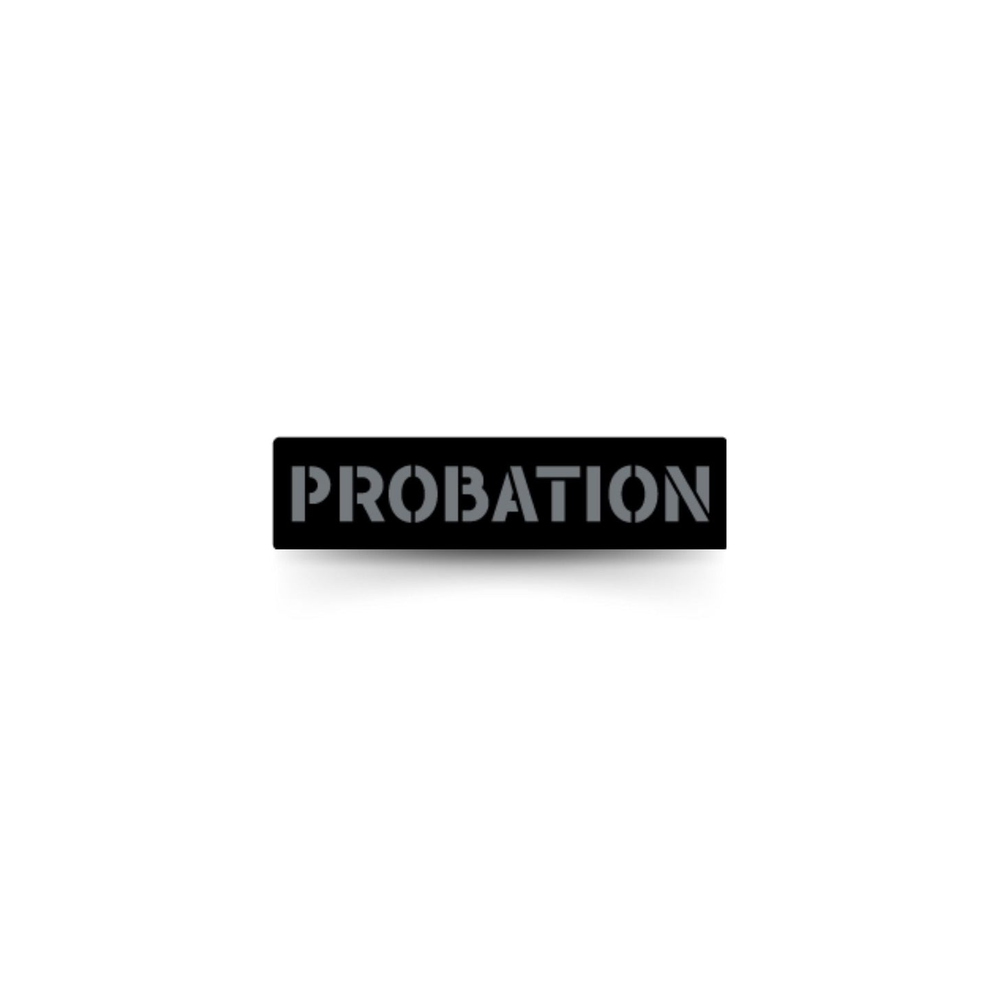 [PROBATION] Operator PVC Patch [BLK/GRY]-13 Fifty Apparel