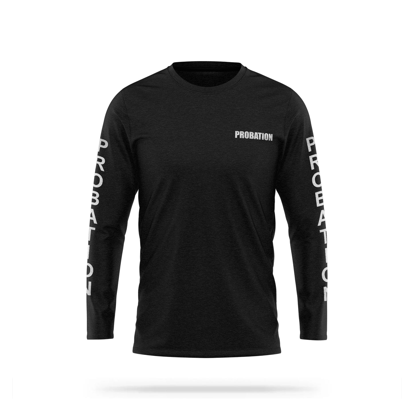 [PROBATION] Reflective Cotton Blend Long Sleeve [BLK/REF]-13 Fifty Apparel