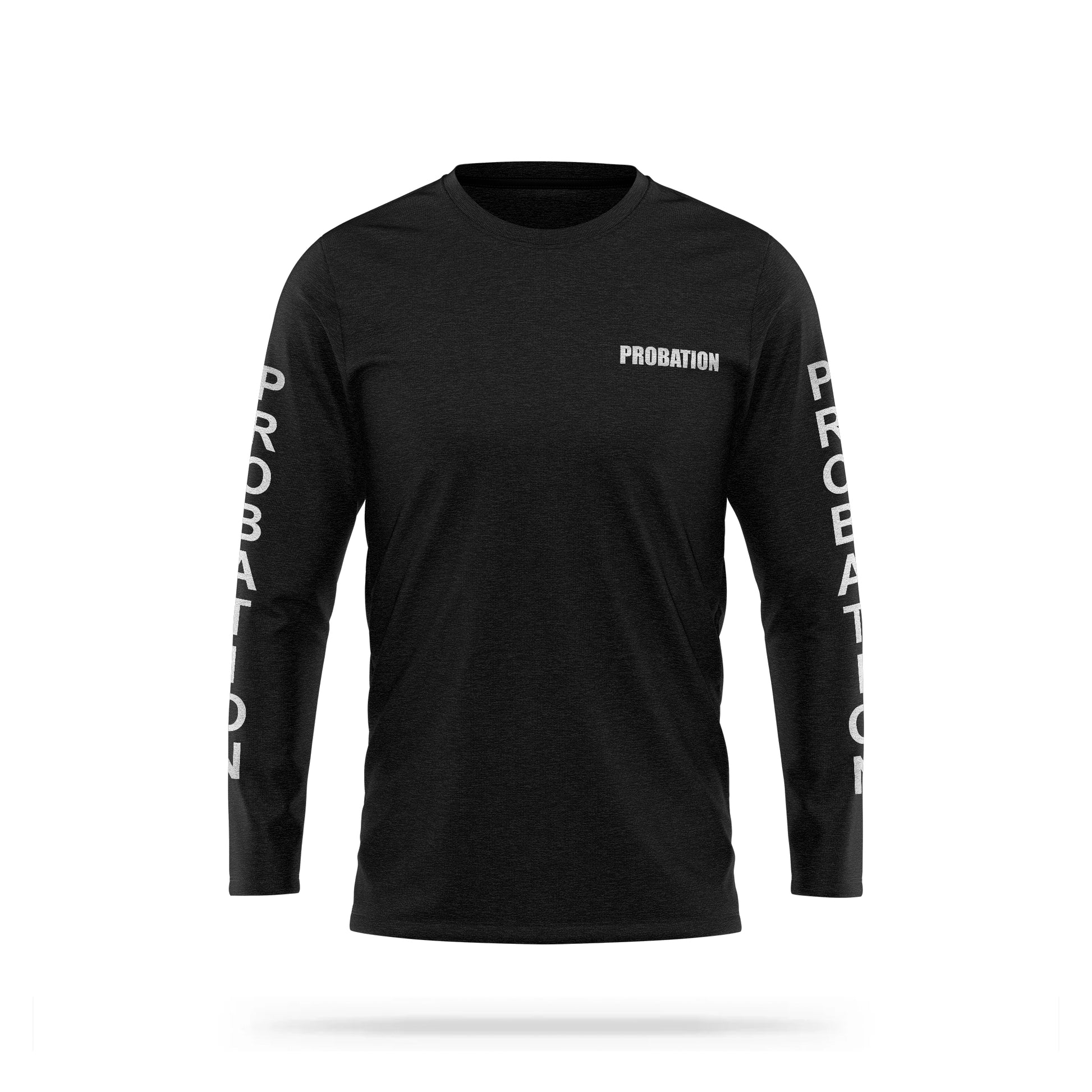 [PROBATION] Reflective Cotton Blend Long Sleeve [BLK/REF]-13 Fifty Apparel