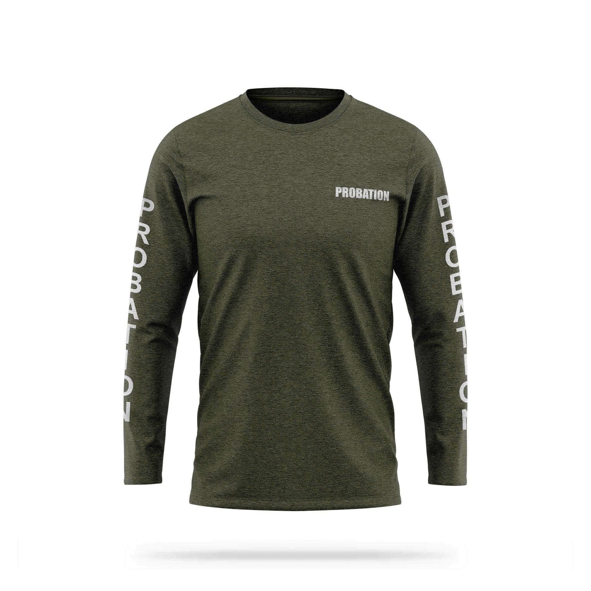 [PROBATION] Reflective Cotton Blend Long Sleeve [GRN/REF]-13 Fifty Apparel