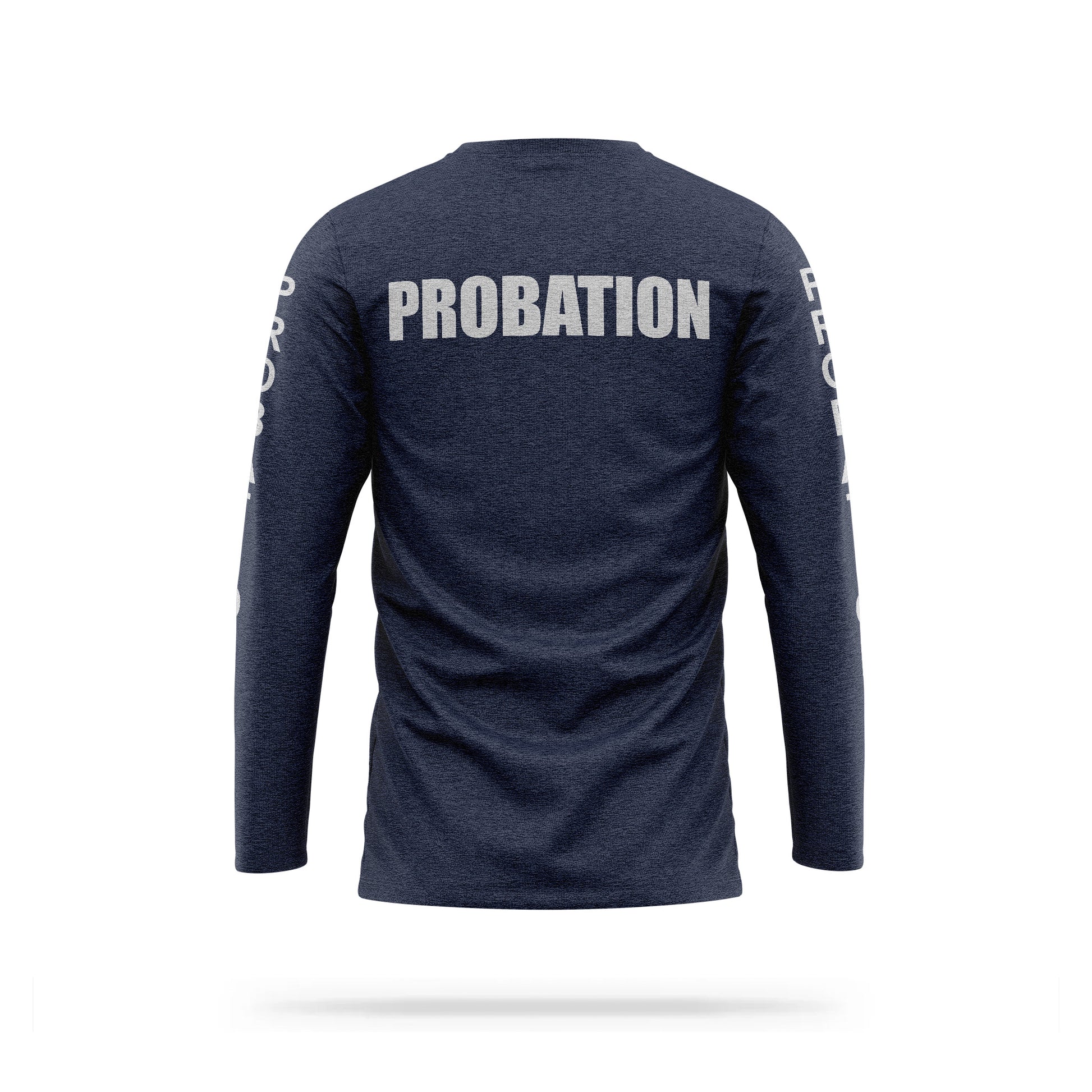 [PROBATION] Reflective Cotton Blend Long Sleeve [NVY/REF]-13 Fifty Apparel