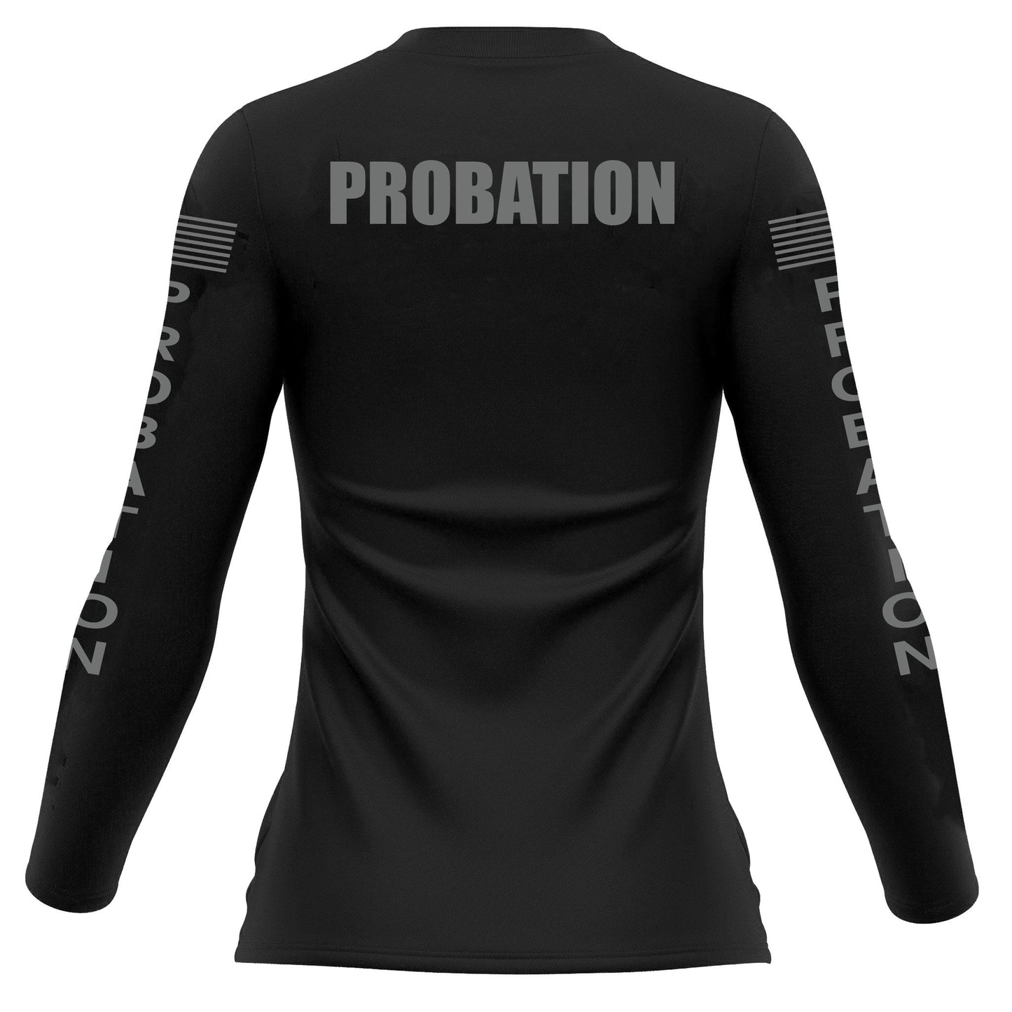 [PROBATION] Women's Performance Long Sleeve [BLK/GRY]-13 Fifty Apparel