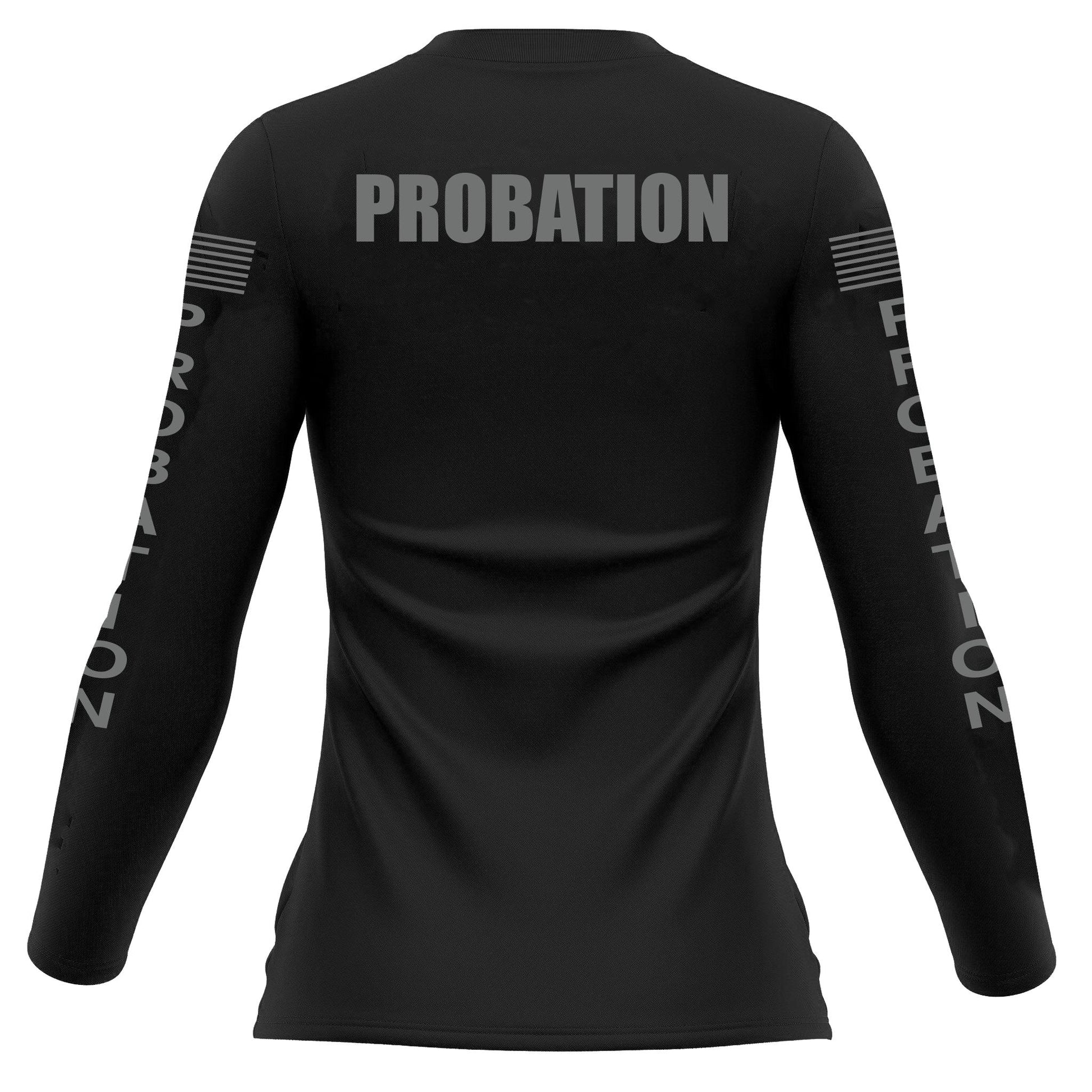 [PROBATION] Women's Performance Long Sleeve [BLK/GRY]-13 Fifty Apparel