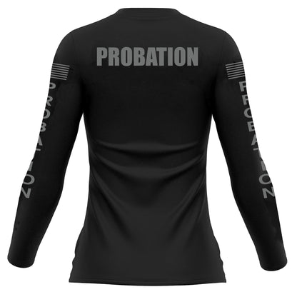 [PROBATION] Women's Performance Long Sleeve [BLK/GRY]-13 Fifty Apparel