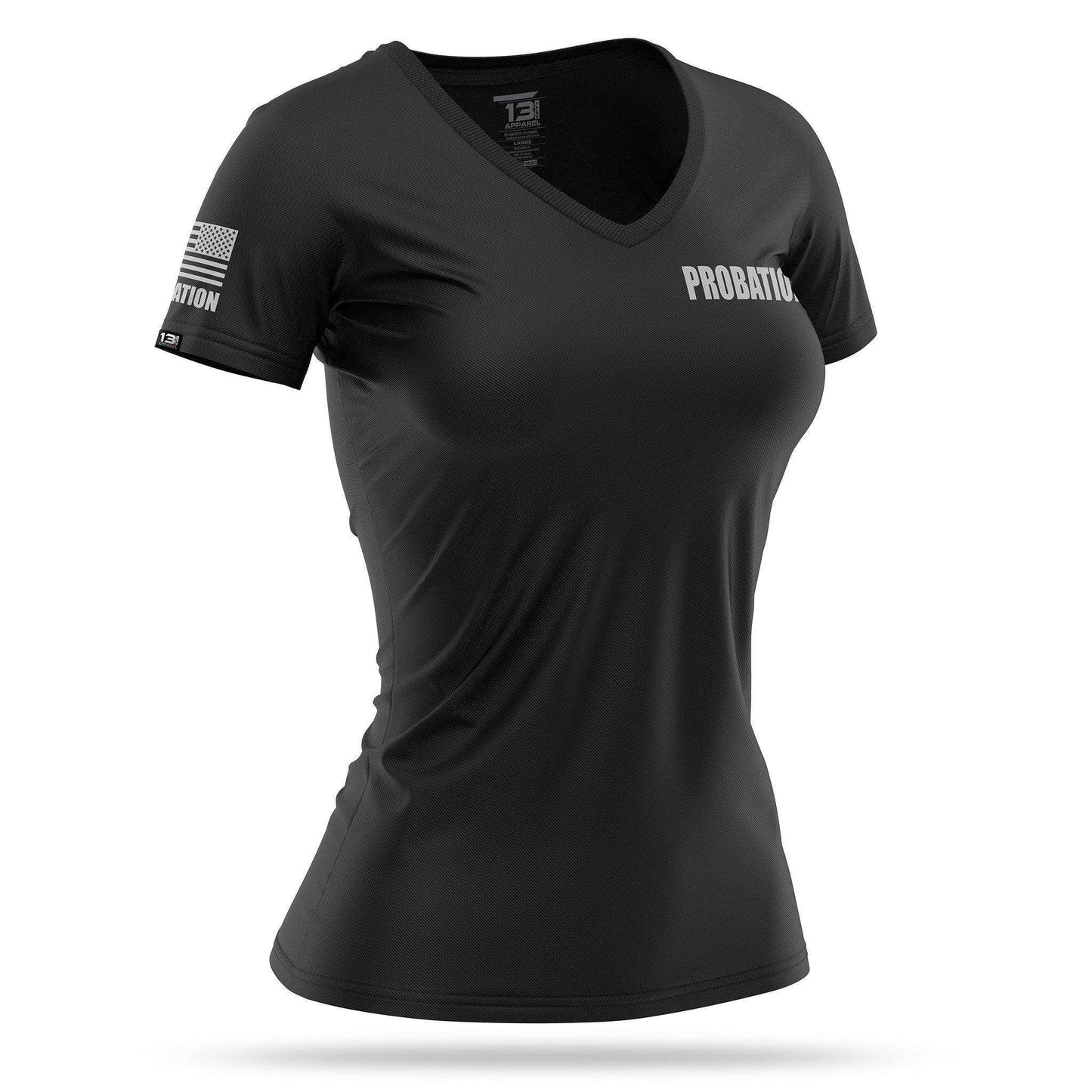 [PROBATION] Women's Performance Shirt [BLK/GRY]-13 Fifty Apparel