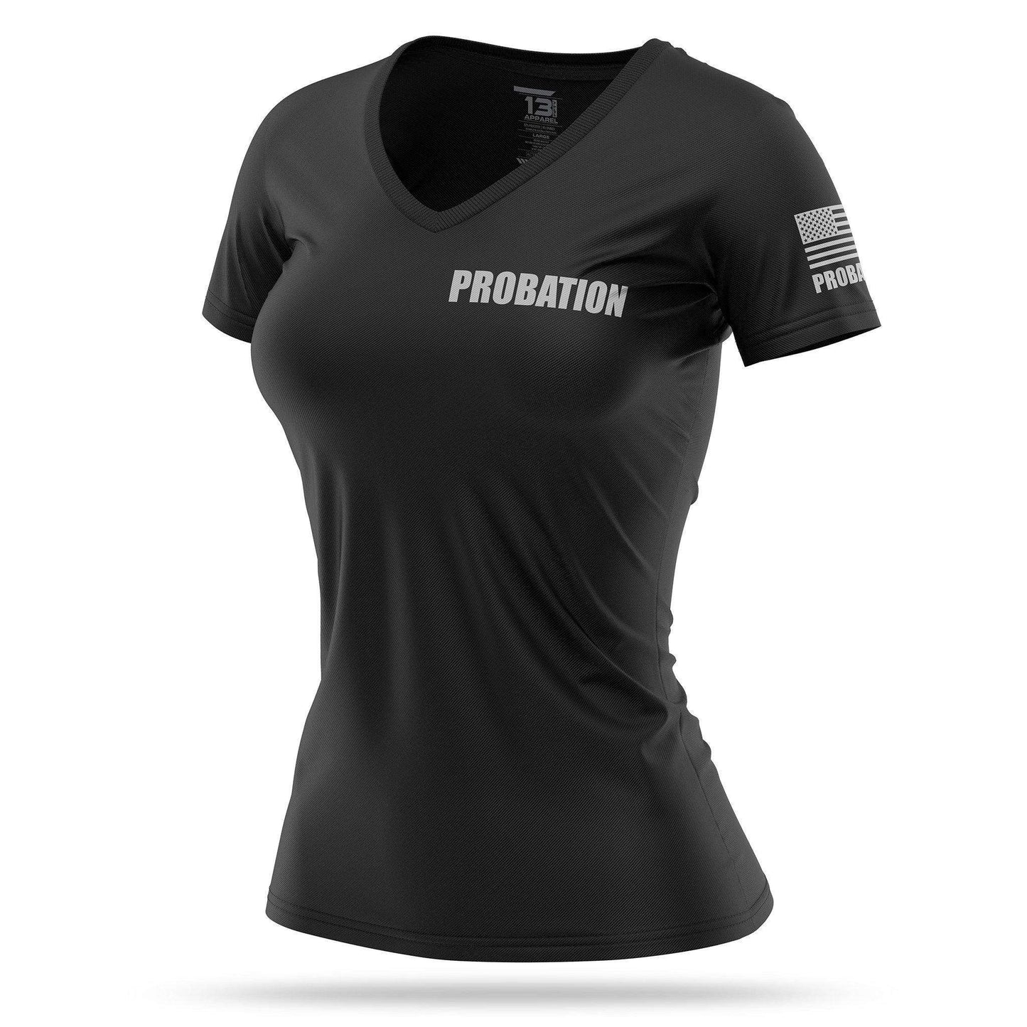 [PROBATION] Women's Performance Shirt [BLK/GRY]-13 Fifty Apparel