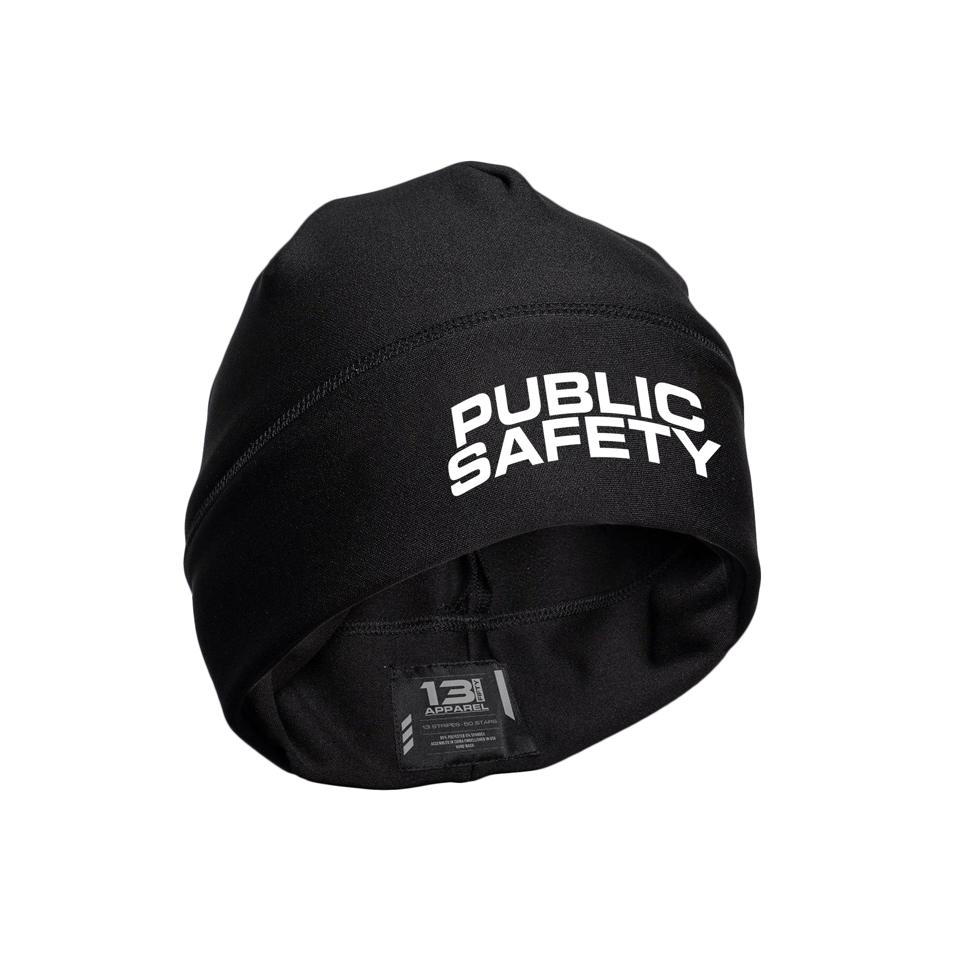 [PUBLIC SAFETY] Performance Beanie [BLK/WHT]-13 Fifty Apparel