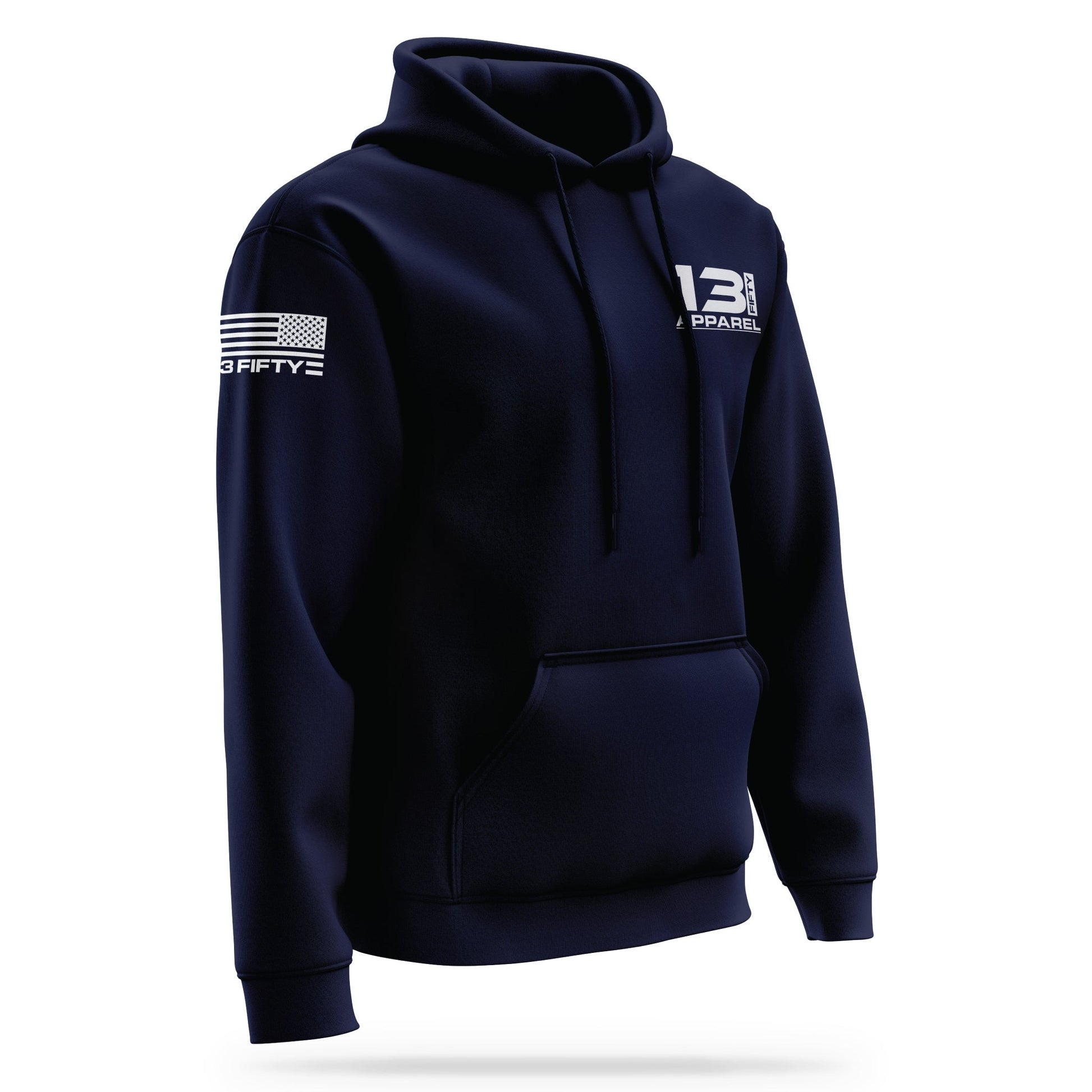  Performance Hoodie 2.0 [NVY/WHT]-13 Fifty Apparel