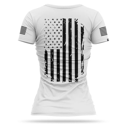 [RACKEM] Women's Low Ready Shirt [WHI/BLK]-13 Fifty Apparel