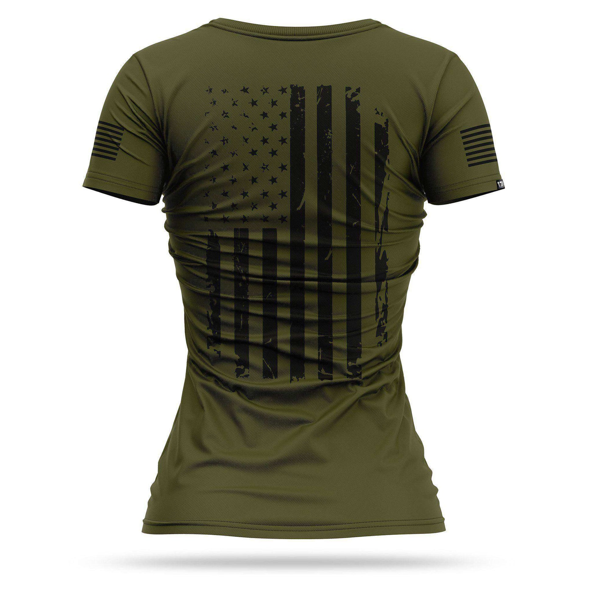 [RACKEM] Women's Performance Shirt [GRN/BLK]-13 Fifty Apparel