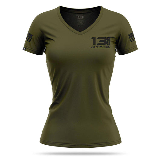[RACKEM] Women's Performance Shirt [GRN/BLK]-13 Fifty Apparel