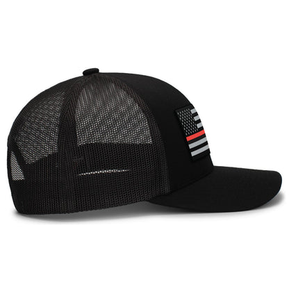 [RED USA] Adjustable Mesh Back Cap-13 Fifty Apparel