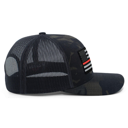 [RED USA] Adjustable Mesh Back Cap-13 Fifty Apparel