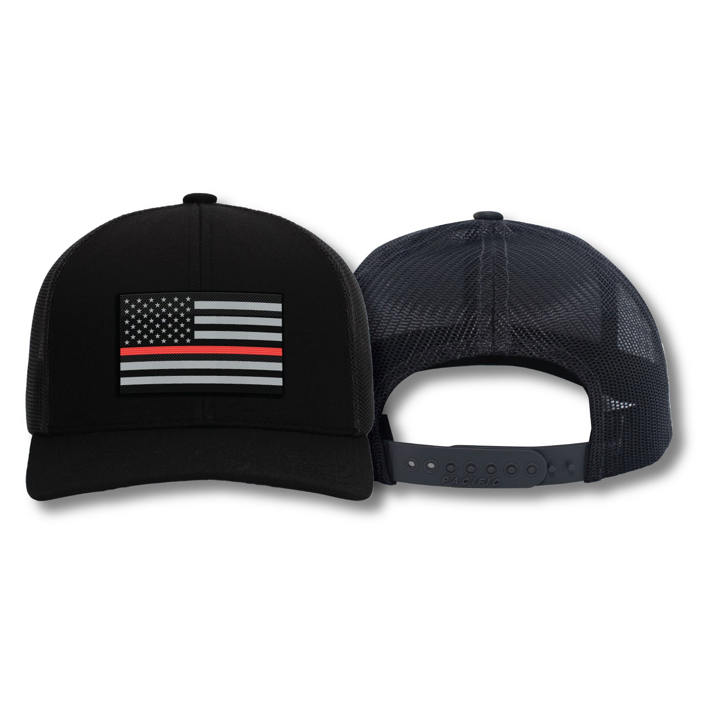 [RED USA] Adjustable Mesh Back Cap-13 Fifty Apparel