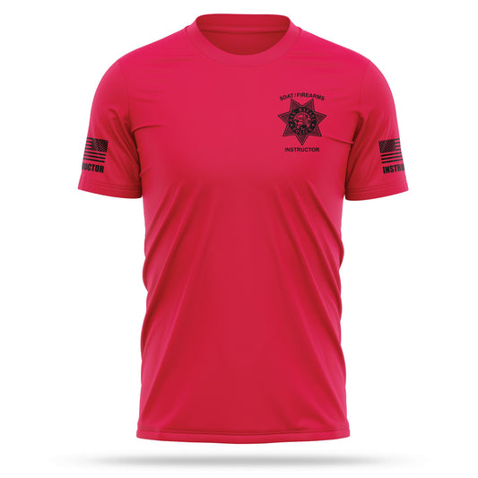 [SAN RAFAEL PD] Instructor Utility Shirt [RED/BLK]-13 Fifty Apparel