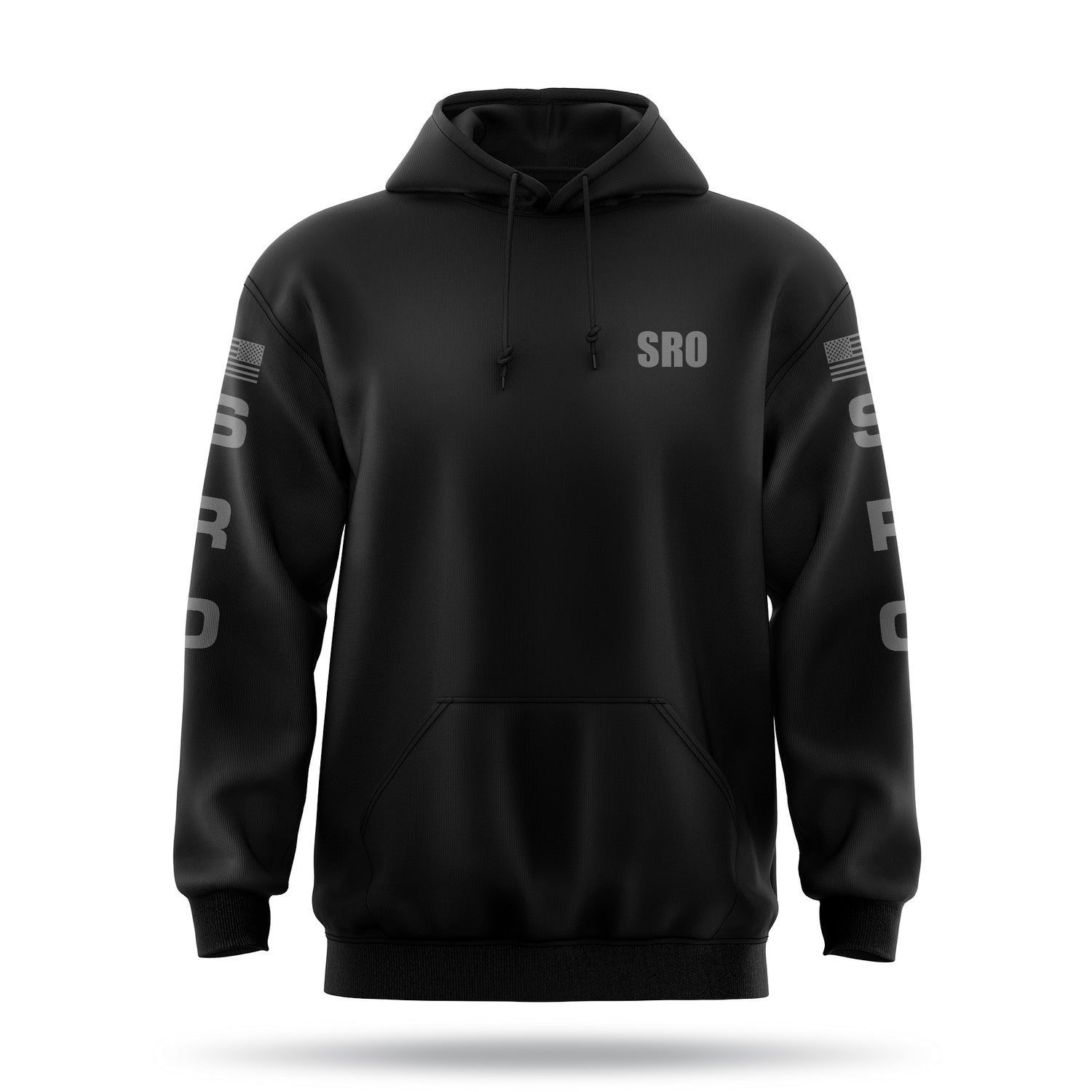 [SCHOOL RESOURCE OFFICER] ﻿Heavy Blend Hoodie [BLK/GRY]-13 Fifty Apparel