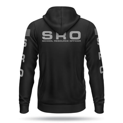 [SCHOOL RESOURCE OFFICER] Performance Full-Zip Hoodie [BLK/GRY]-13 Fifty Apparel