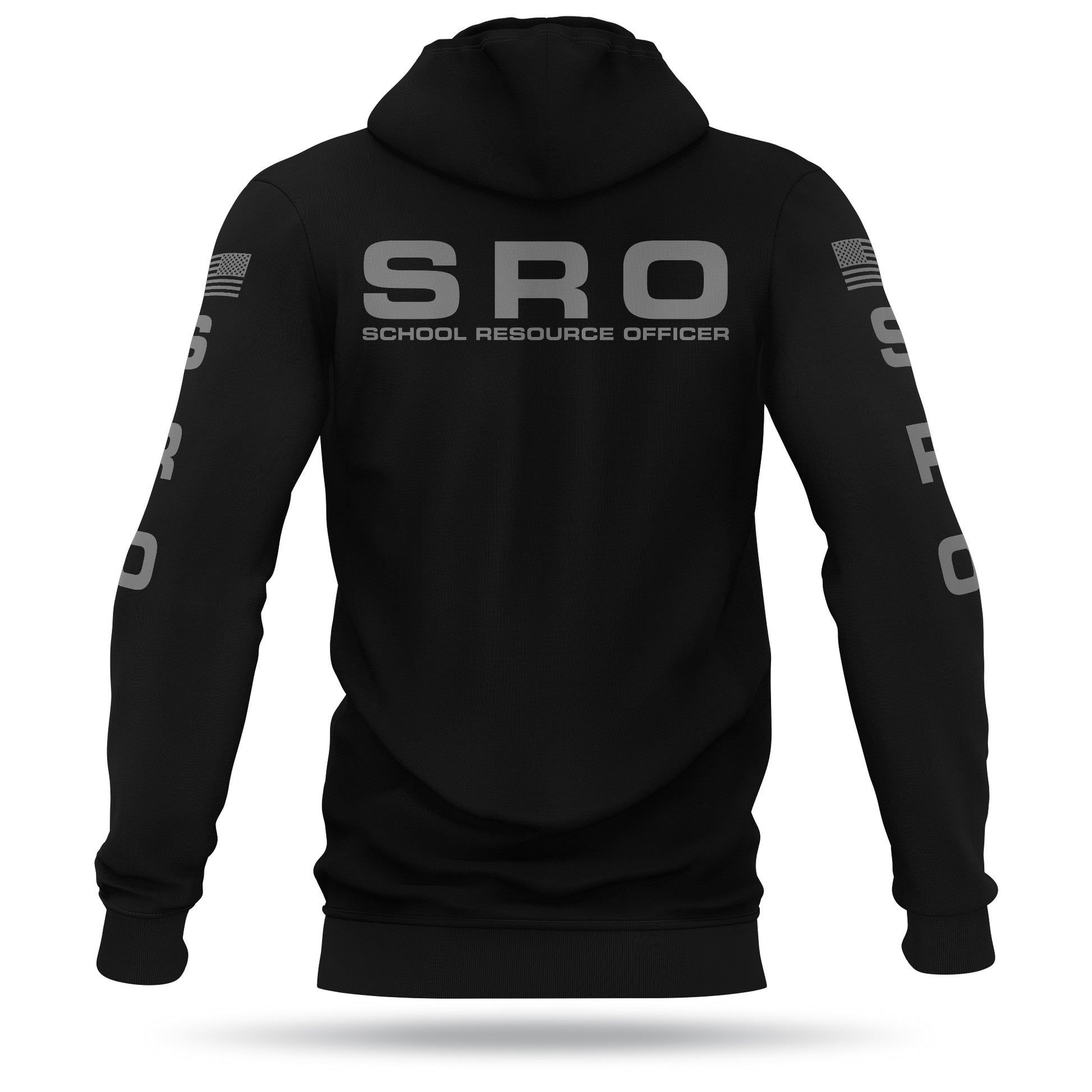 [SCHOOL RESOURCE OFFICER] Performance Hoodie 2.0 [BLK/GRY]-13 Fifty Apparel