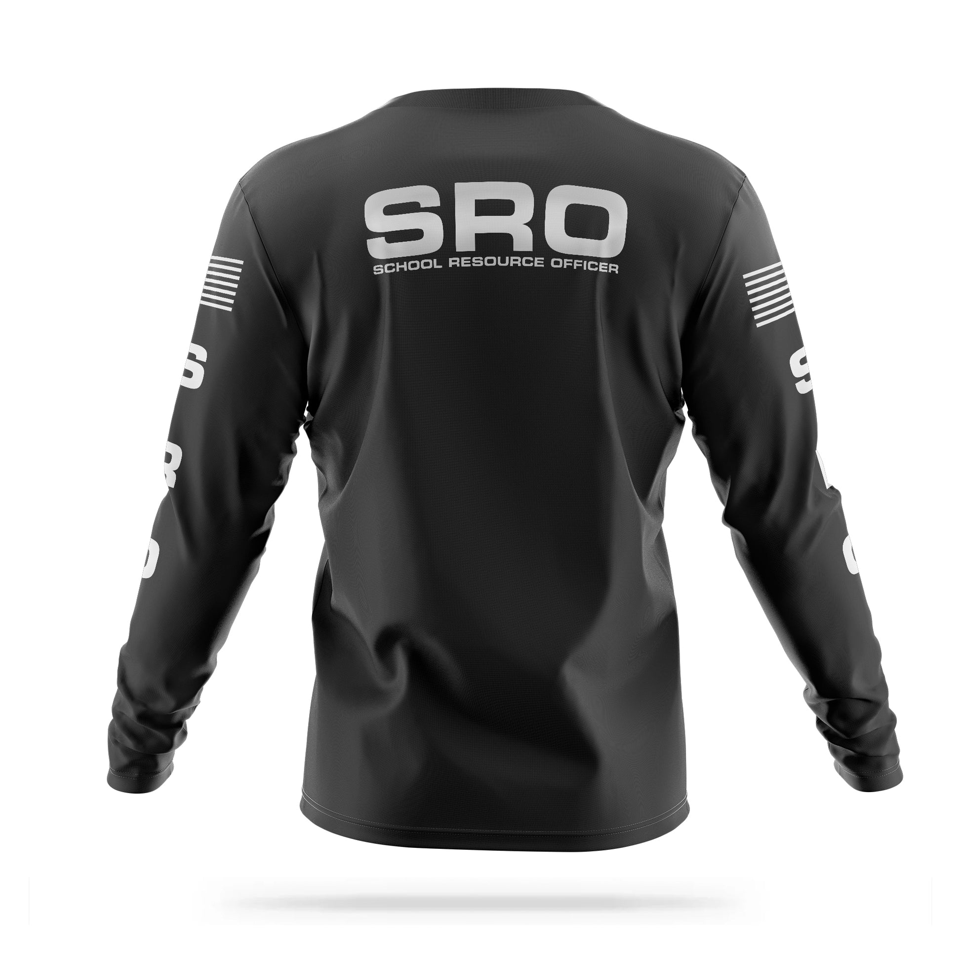 [SCHOOL RESOURCE OFFICER] Reflective Men's Utility Long Sleeve [BLK/REF] 13 Fifty Apparel 