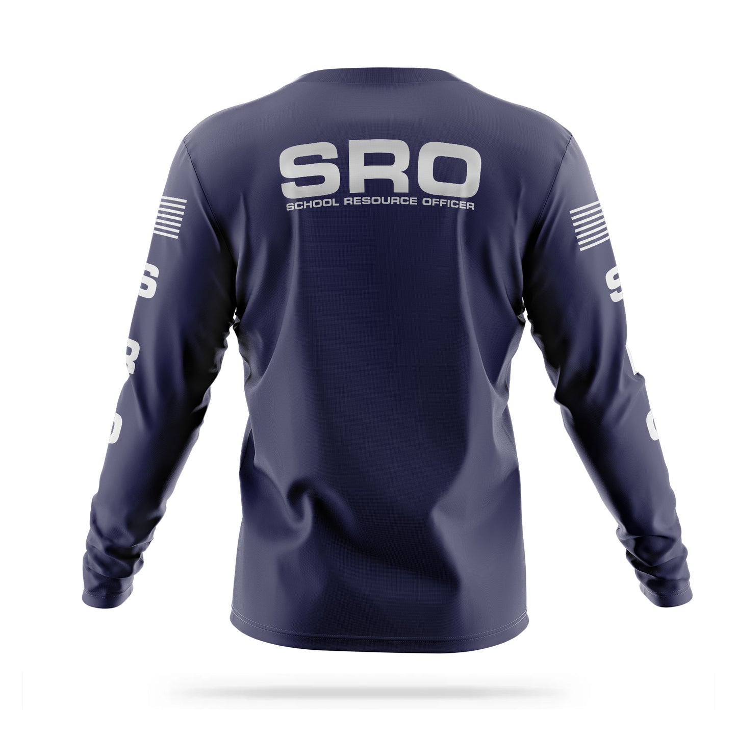 [SCHOOL RESOURCE OFFICER] Reflective Men's Utility Long Sleeve [NVY/REF]-13 Fifty Apparel