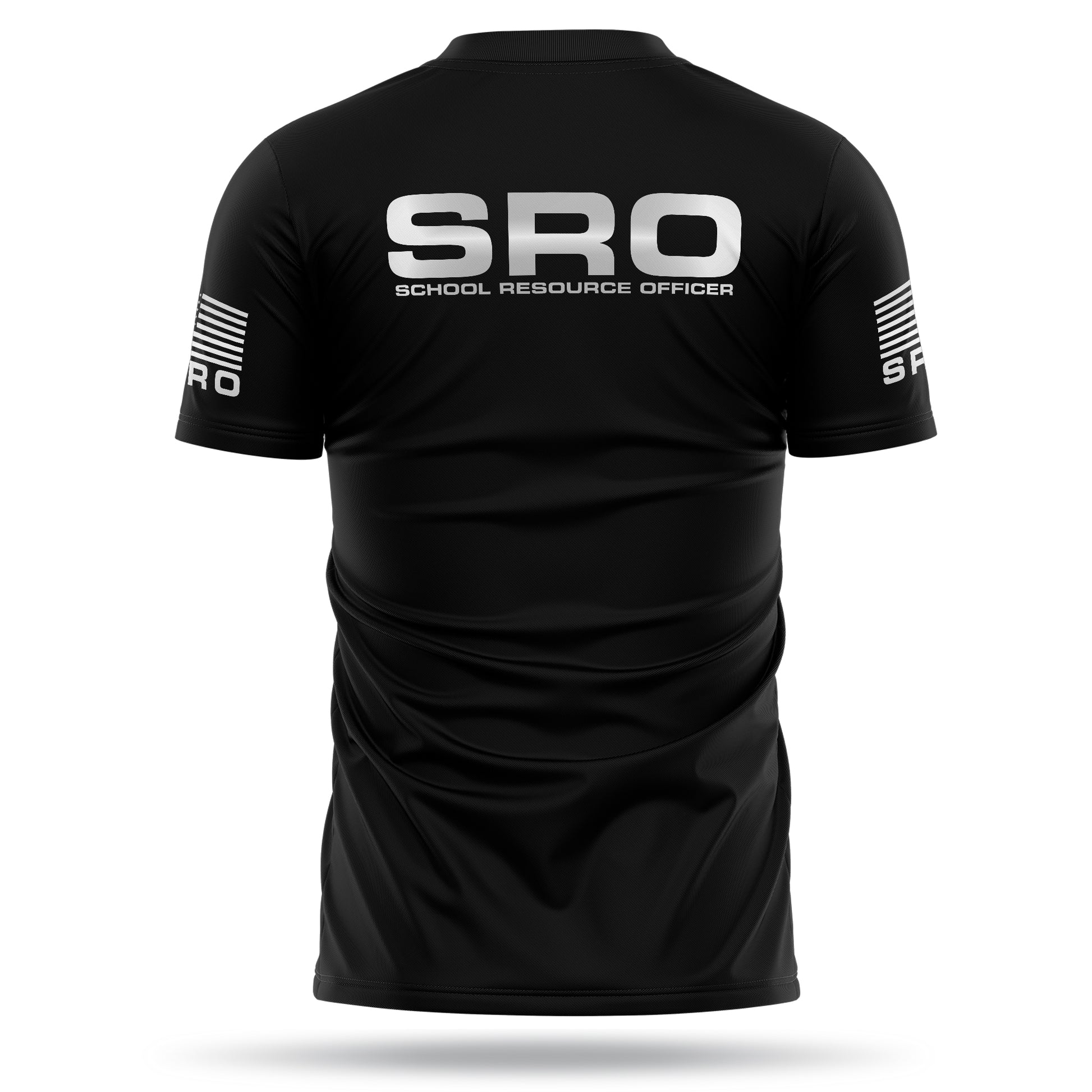 [SCHOOL RESOURCE OFFICER] Reflective Men's Utility Shirt [BLK/REF] 13 Fifty Apparel 