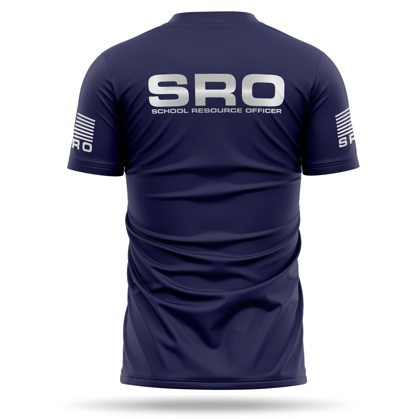[SCHOOL RESOURCE OFFICER] Reflective Men's Utility Shirt [NVY/REF]-13 Fifty Apparel