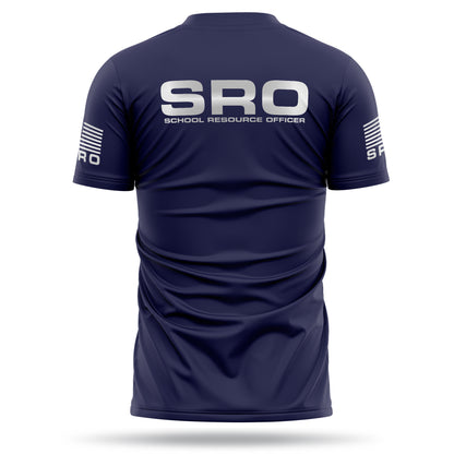 [SCHOOL RESOURCE OFFICER] Reflective Men's Utility Shirt [NVY/REF]-13 Fifty Apparel