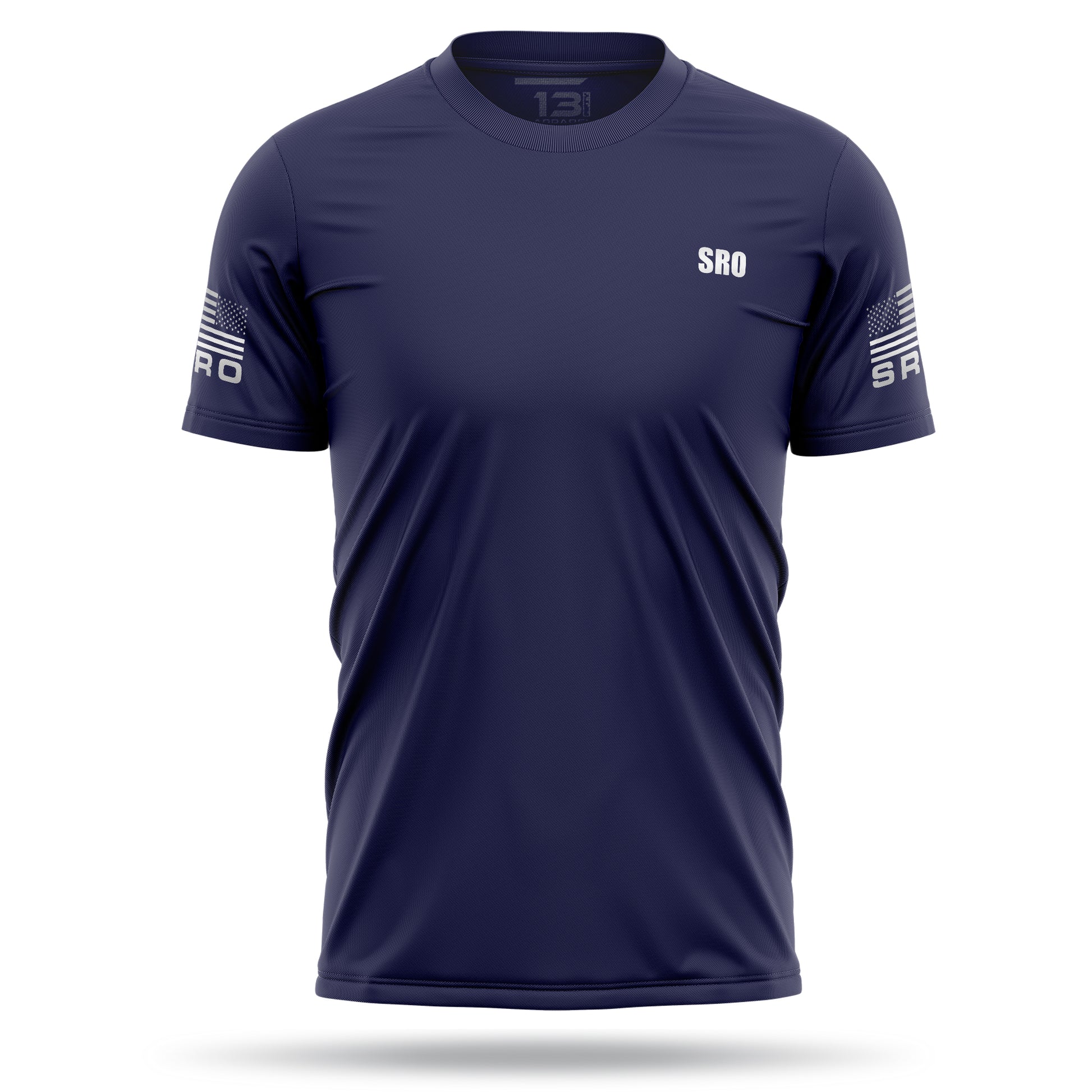 [SCHOOL RESOURCE OFFICER] Reflective Men's Utility Shirt [NVY/REF]-13 Fifty Apparel