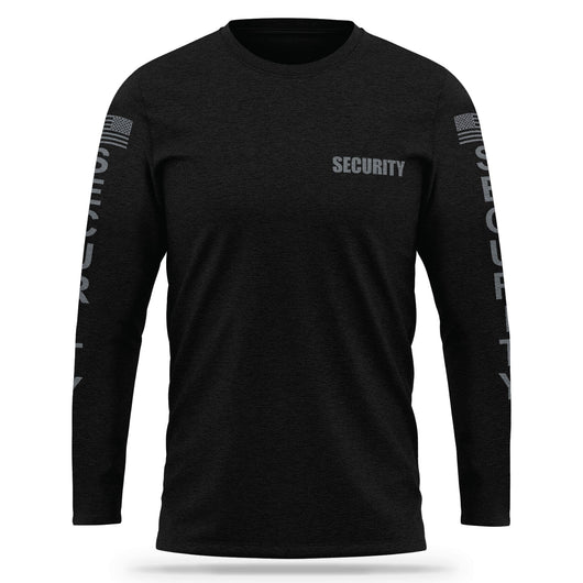 [SECURITY] Cotton Blend Long Sleeve [BLK/GRY]-13 Fifty Apparel