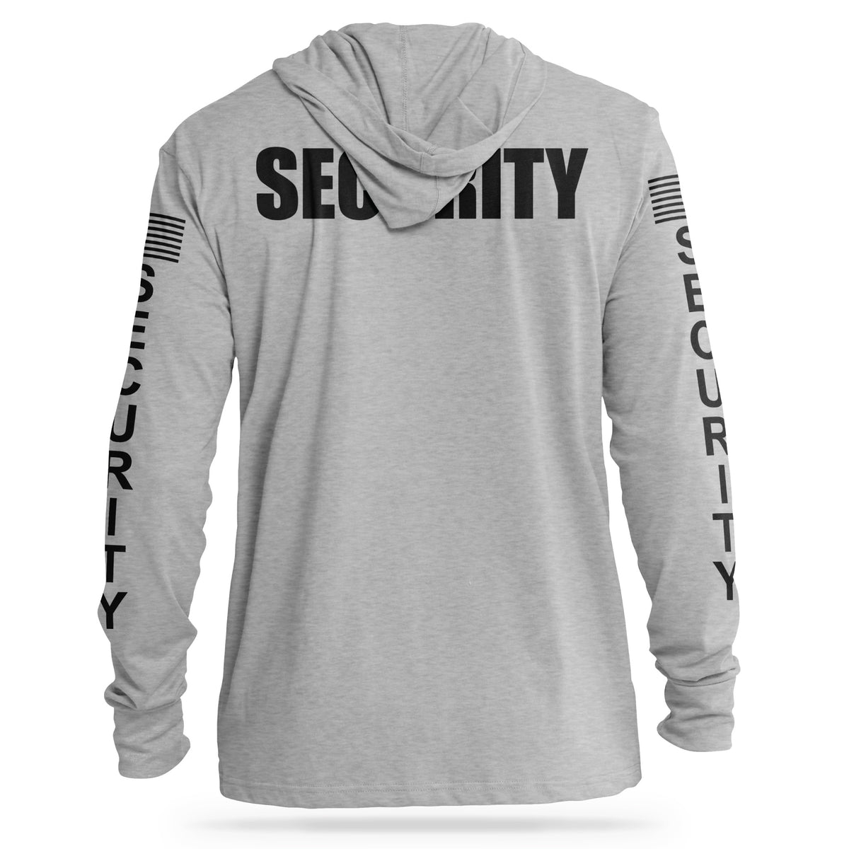 [SECURITY] Cotton Hooded Tee [GRY/BLK]-13 Fifty Apparel