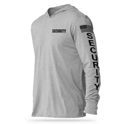 [SECURITY] Cotton Hooded Tee [GRY/BLK]-13 Fifty Apparel