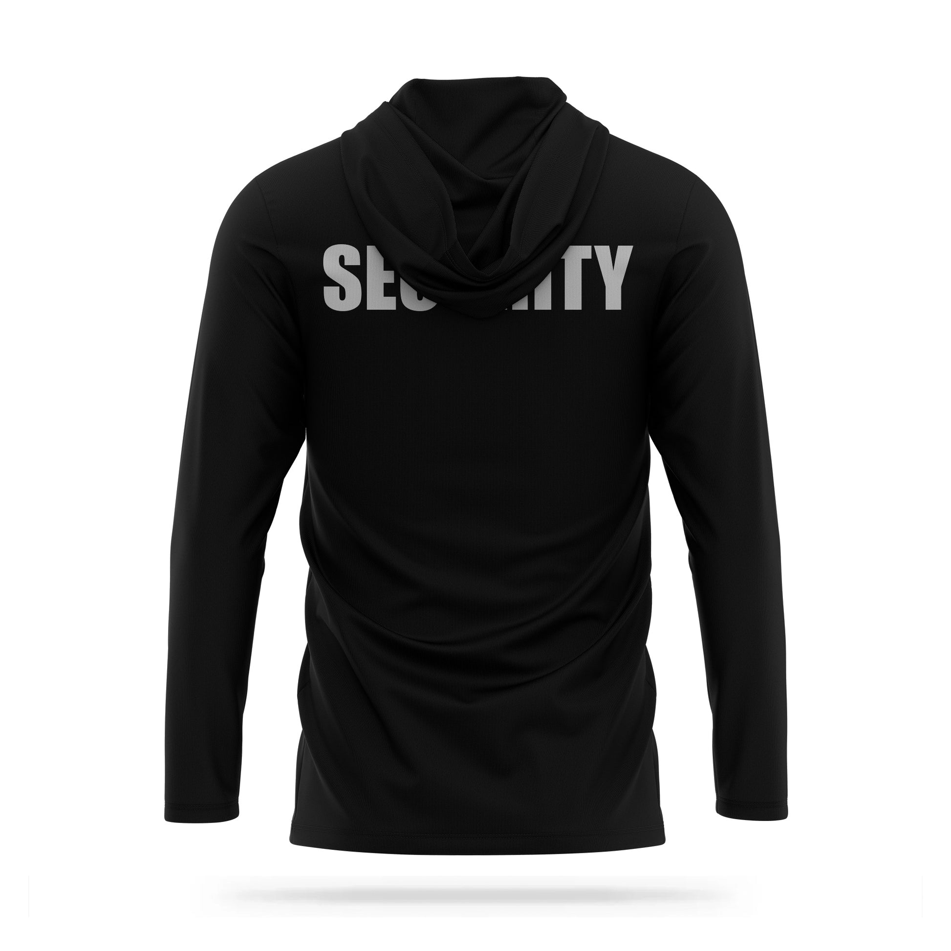 [SECURITY] Men's Hooded Long Sleeve [BLK/GRY]-13 Fifty Apparel