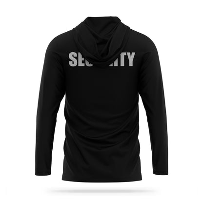 [SECURITY] Men's Hooded Long Sleeve [BLK/GRY]-13 Fifty Apparel