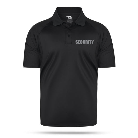 [SECURITY] Men's Performance Polo [BLK/GRY] 13 Fifty Apparel 