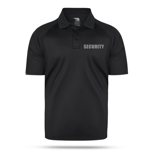 [SECURITY] Men's Performance Polo [BLK/GRY]-13 Fifty Apparel