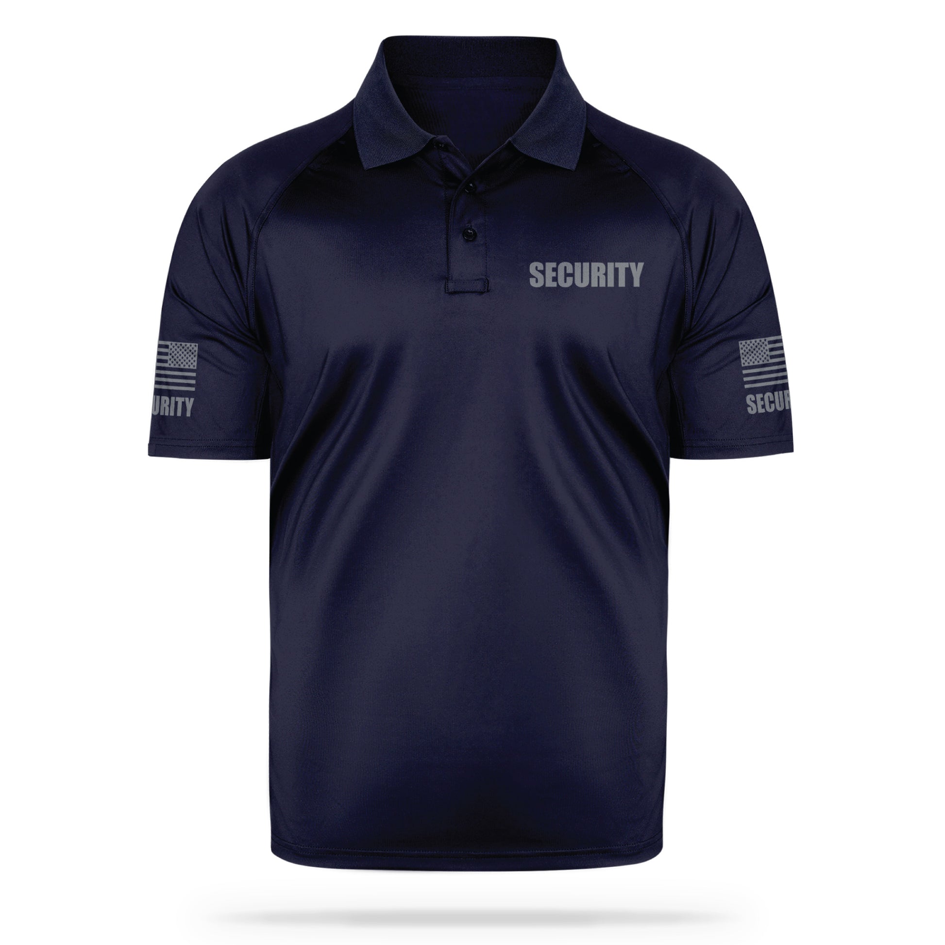 [SECURITY] Men's Performance Polo [NVY/GRY] 13 Fifty Apparel 