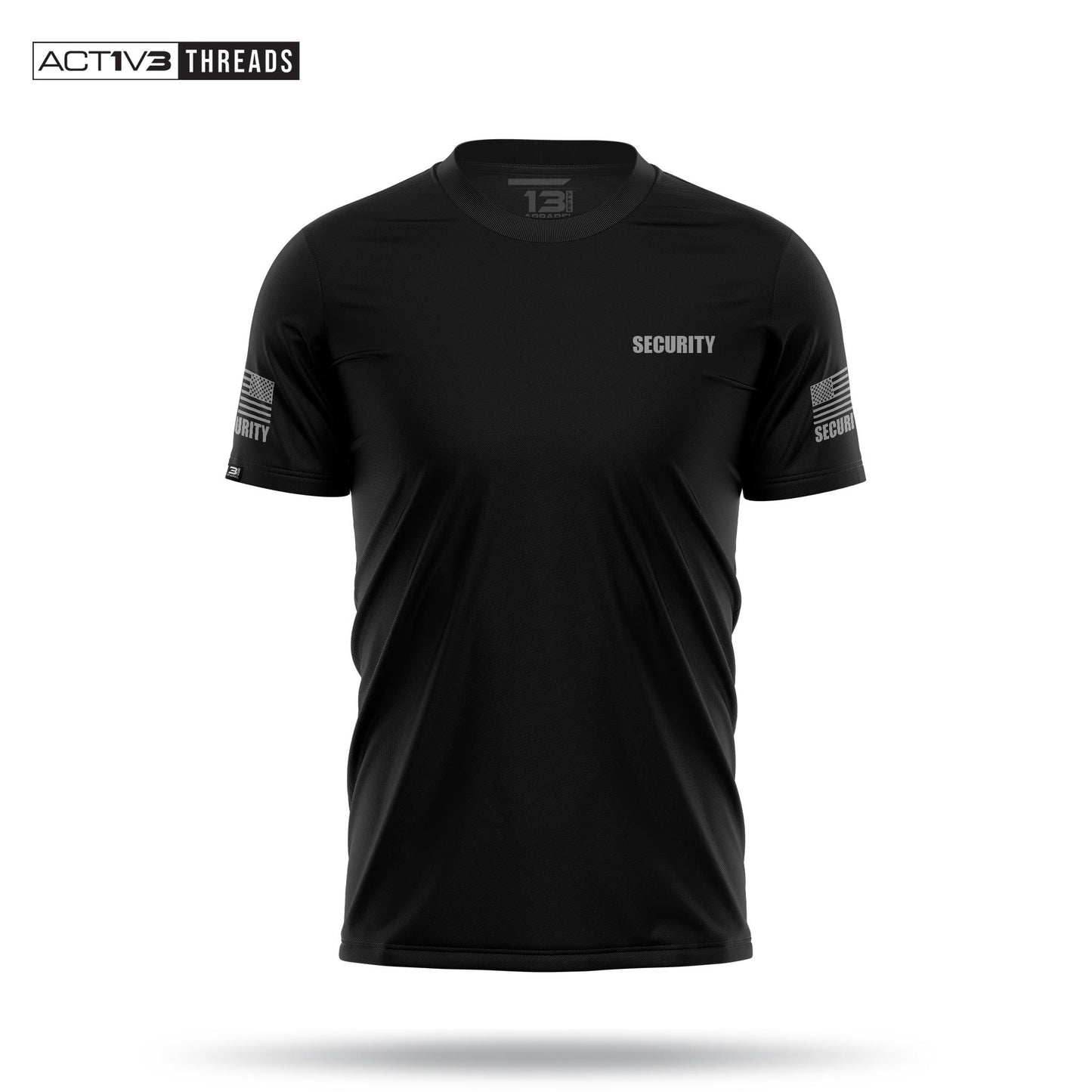 [SECURITY] Men's Performance Shirt [BLK/GRY]-13 Fifty Apparel