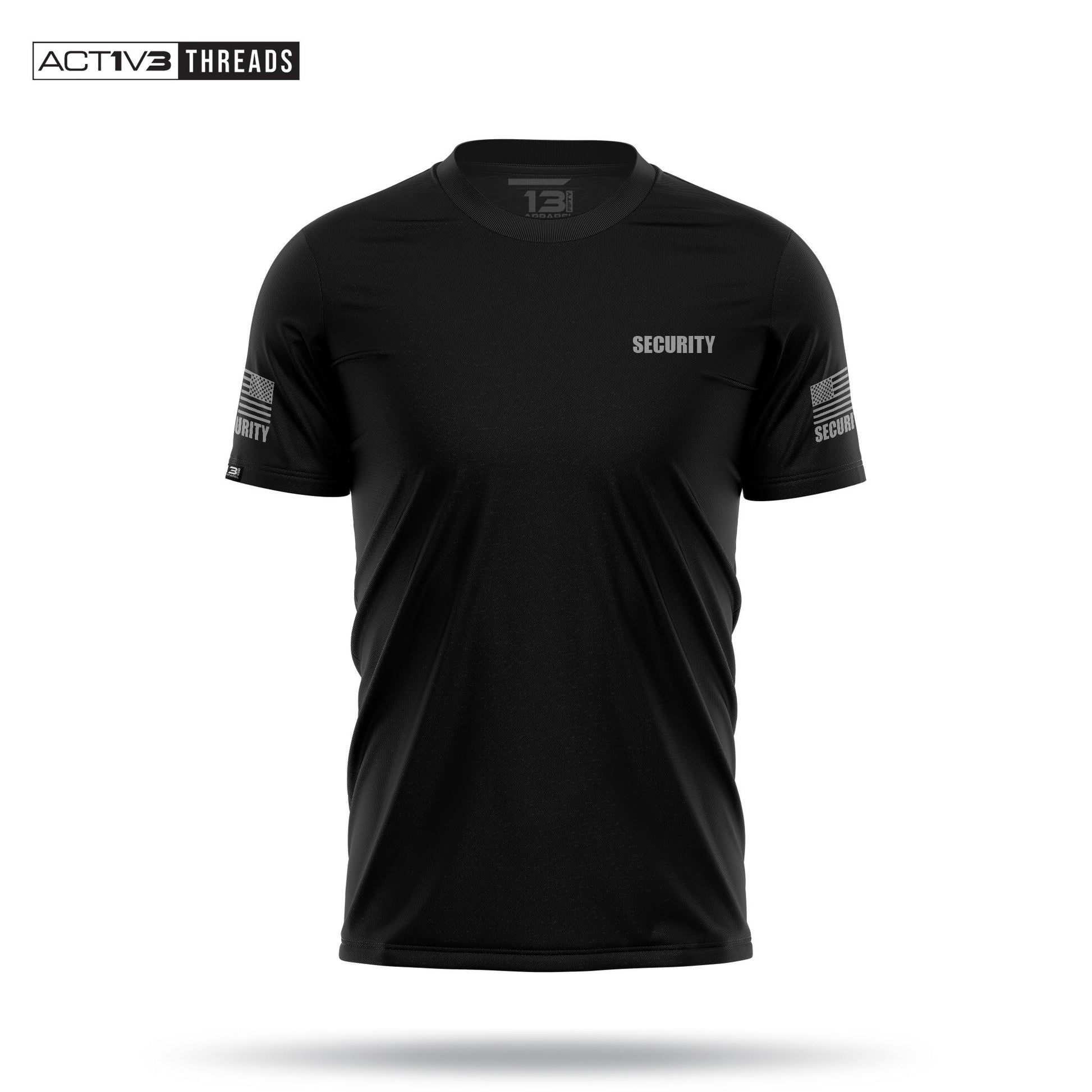 [SECURITY] Men's Performance Shirt [BLK/GRY]-13 Fifty Apparel
