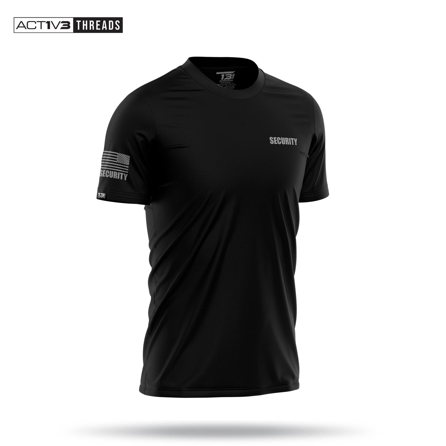 [SECURITY] Men's Performance Shirt [BLK/GRY]-13 Fifty Apparel