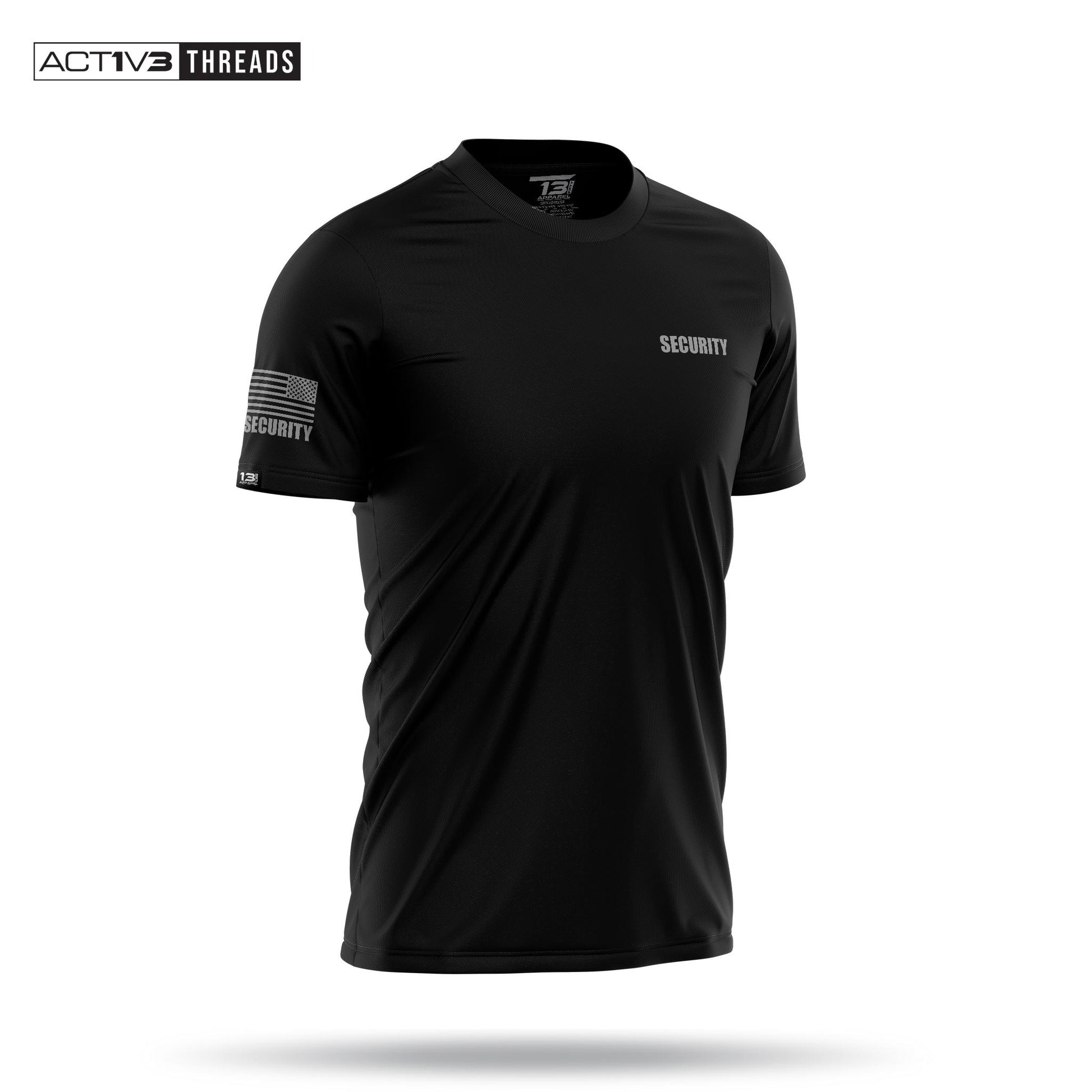 [SECURITY] Men's Performance Shirt [BLK/GRY]-13 Fifty Apparel