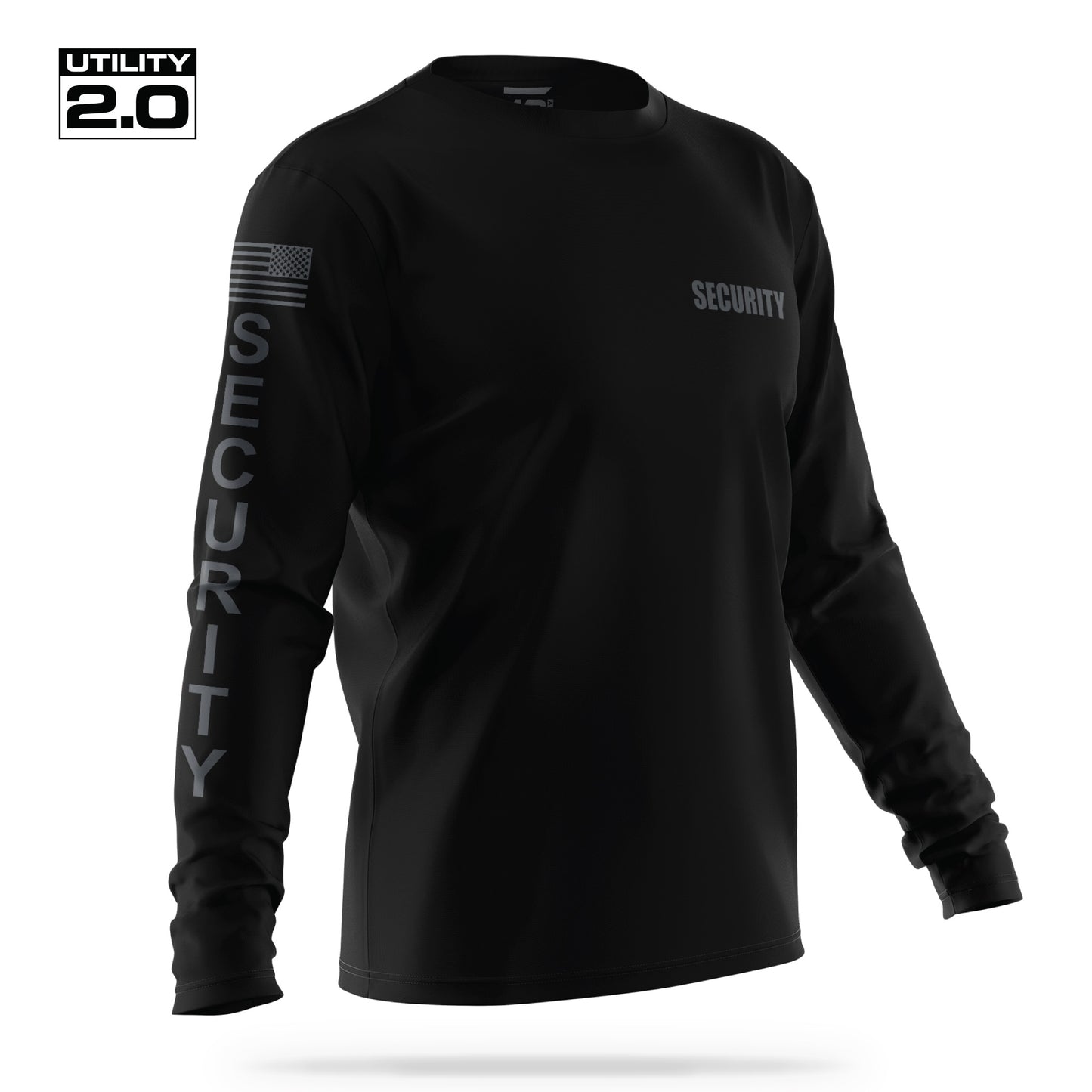 [SECURITY] Men's Utility 2.0 Long Sleeve [BLK/GRY]-13 Fifty Apparel