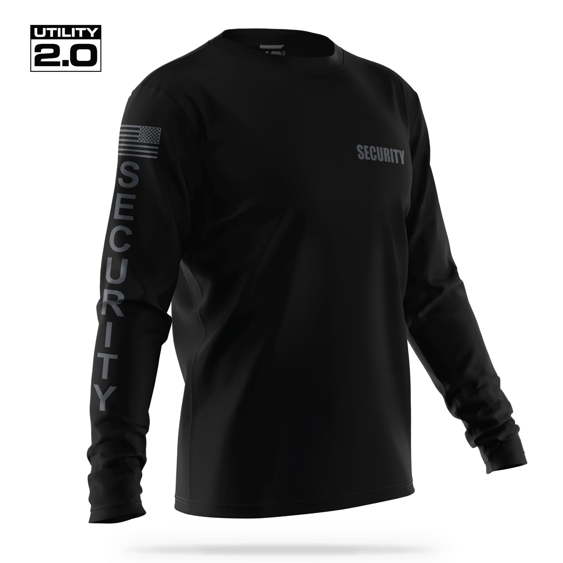 [SECURITY] Men's Utility 2.0 Long Sleeve [BLK/GRY]-13 Fifty Apparel