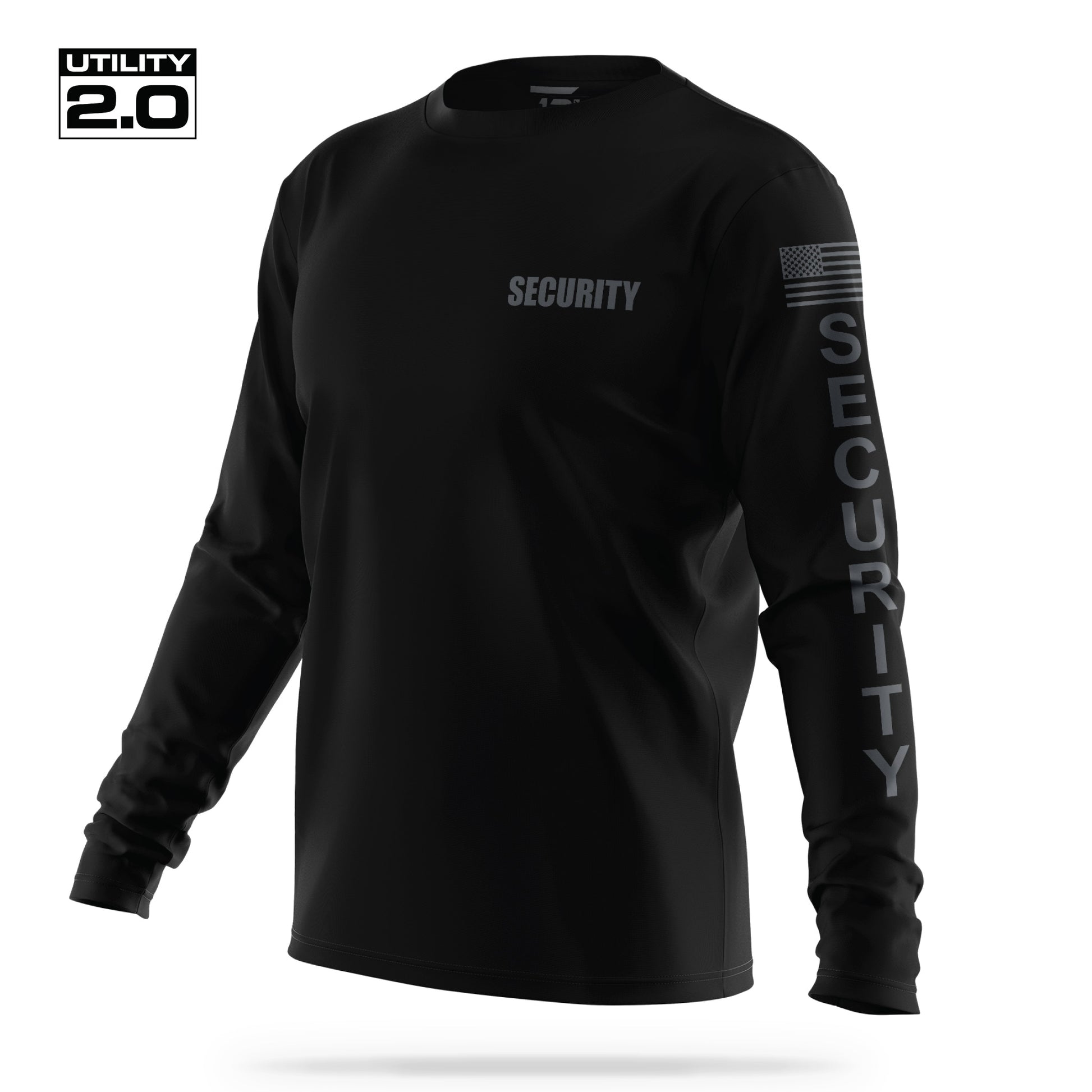 [SECURITY] Men's Utility 2.0 Long Sleeve [BLK/GRY]-13 Fifty Apparel